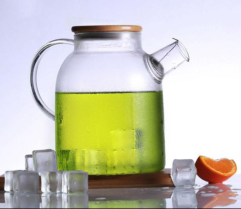 Glass Kettle Juice Container